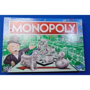 Monopoly T-Rex Token Classic Board Game with Hasbro Gaming 2017 Complete